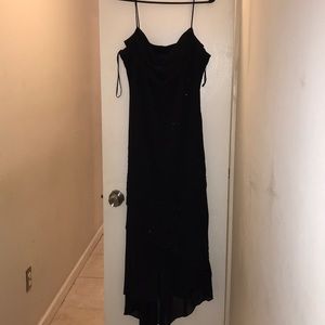 Black evening gown